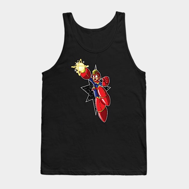 Mega Capt M Tank Top by Littlebluestudios